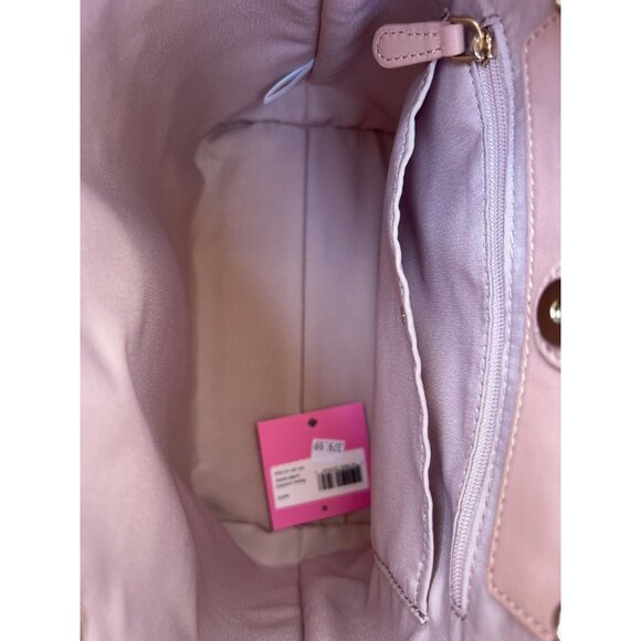 Kate Spade backpack bloom quilted medium leather backpack pink main image 7